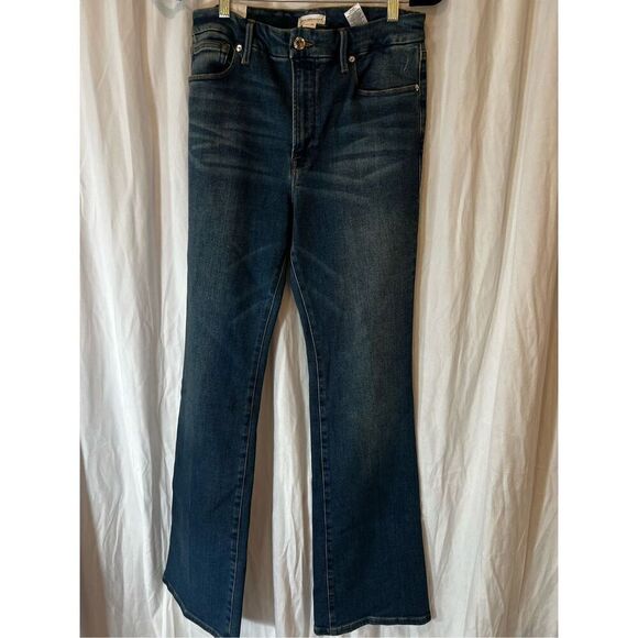 Good American Women's Blue 811 Denim Good Slim Cut Bootcut Jeans Size 10/30 NWOT - Picture 4 of 10